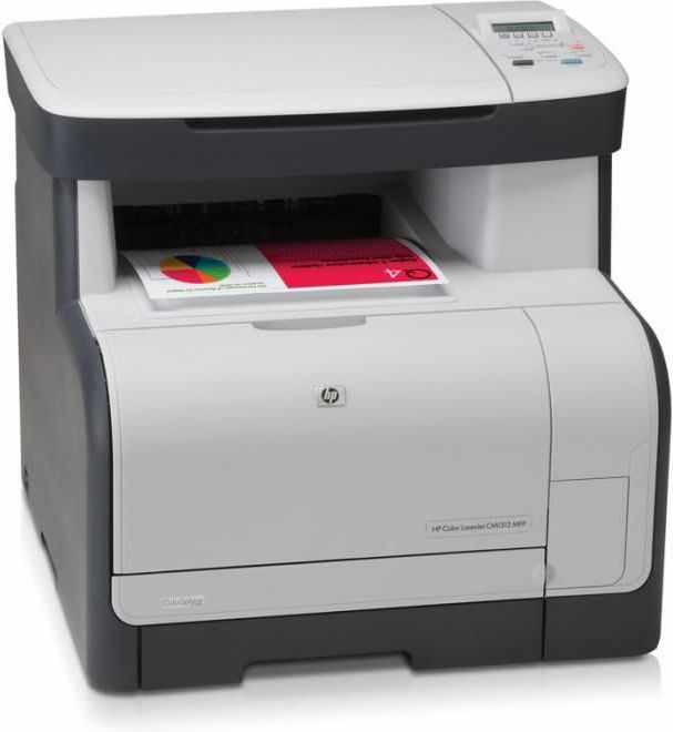 Hp color laserjet cm1312 mfp не печатает в цвете