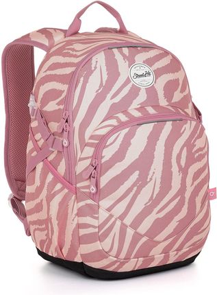 Topgal Plecak Młodzieżowy Różowa Zebra Yoko 23023