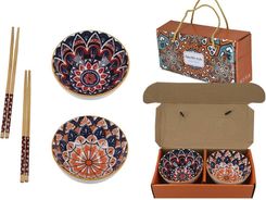 Zdjęcie Upominkarnia Komplet 2 Miseczek Z Pałeczkami 11.2X6Cm - Tychy