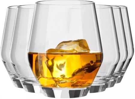 Krosno Szklanki Do Whisky Drinków Ray 6Szt. 380Ml