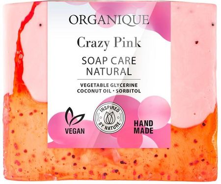 Organique Crazy Pink Mydło Naturalnie Pielęgnujące 100 g