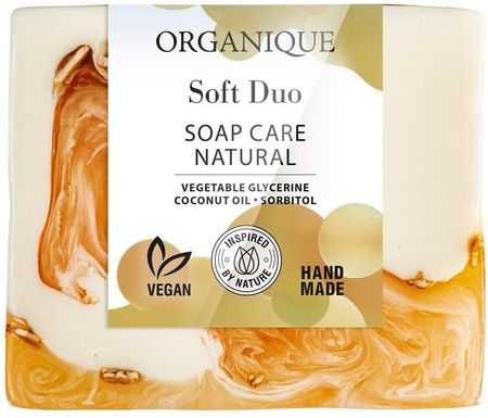 Organique Soft Duo Mydło Naturalnie Pielęgnujące 100 g