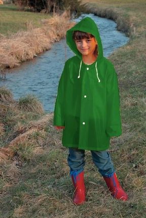 Doppler Płaszcz przeciwdeszczowy dla dzieci,rozmiar 116,zielony