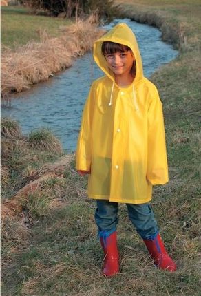 Doppler Płaszcz przeciwdeszczowy dla dzieci, rozmiar 116, żółty