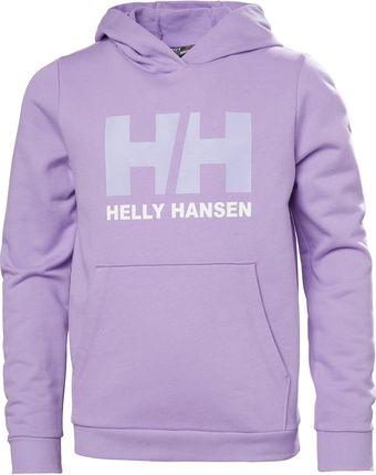 Dziecięca Bluza Helly Hansen JR HH Logo Hoodie 2.0 41677_699 – Fioletowy