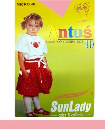 SUN LADY ANTUŚ Rajst. dziec. MF 40den k.: MORELA