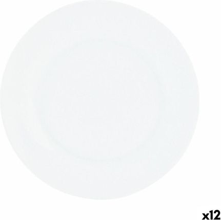 Quid Talerz Deserowy Basic Ceramika Biały 19Cm 12Szt. (S2707596)