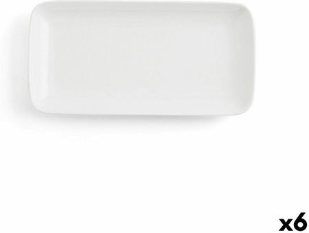 Ariane Półmisek Kuchenny Vital Coupe Prostokątny Ceramika Biały 28X14Cm 6Szt. (S2707947)
