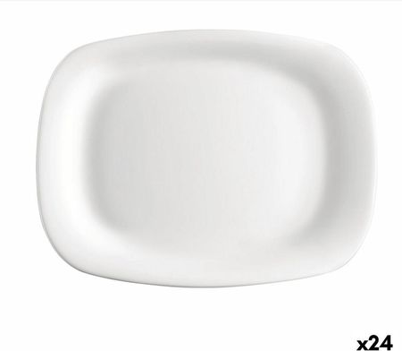 Bormioli Rocco Półmisek Kuchenny Parma Prostokątny Biały Szkło 20X28Cm 24Szt. (S2708791)