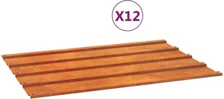 Pannelli Tetto VidaXL - 36 Pezzi Acciaio Verniciato Polvere, Marrone, 80x36cm