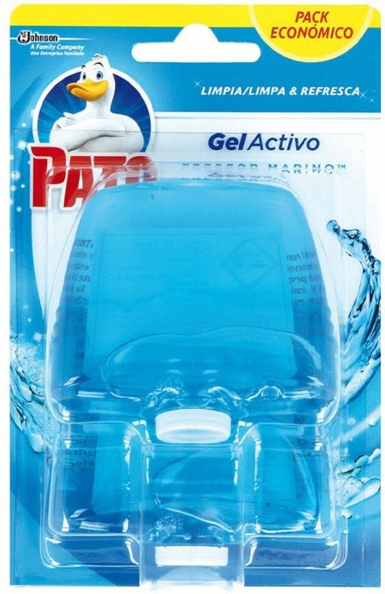 Pato Toilet Air Freshener Gel Activo Morski 2Szt. Środek Dezynfekujący