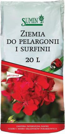 Ziemia Do Pelargonii I Surfinii 20L Sumin