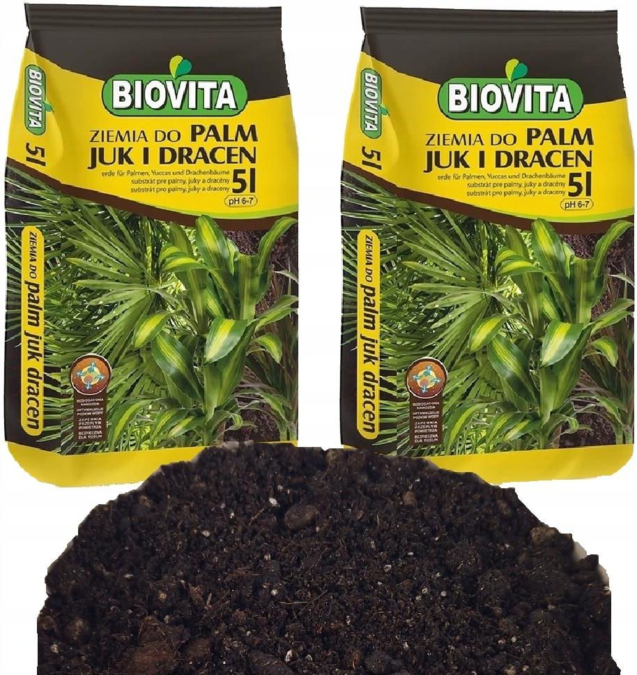 2X Ziemia Do Rolin Zielonych Palm Juk Dracen 10L - Ceny i opinie - Ceneo.pl