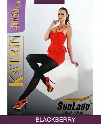 SUN LADY KATRIN rajstopy 40/50 DEN k.:blackberry