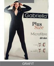 GABRIELLA MICRO 60 PLUS Rajstopy MF 6-XXL / Grafit
