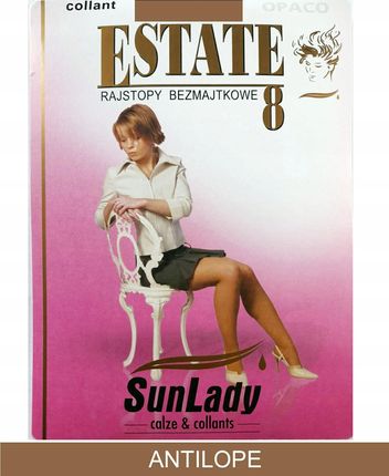 SUN LADY ESTATE rajstopy 8DEN k.:anttilope r.:4