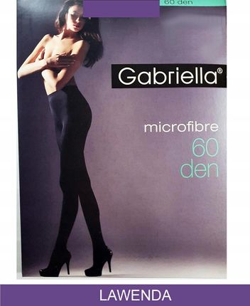 GABRIELLA Rajstopy microfibre 60 DEN k.:LAWENDA