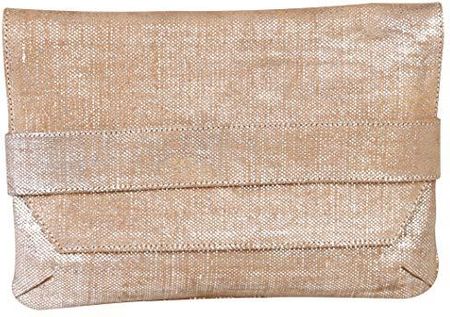 Clairefontaine 410059C Torebka KLEO-PATHRA skóra jagnięca 26 x 18cm 1 szt. srebrna praktyczna i elegancka kopertówka