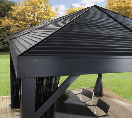 Sojag Pawilon Aluminiowy South Beach 12X12 Z Moskitierą Szara 363X363X310cm - zdjęcie 2