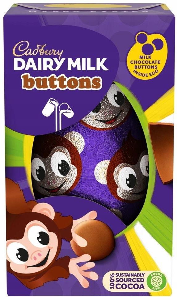 Cadbury Dairy Milk Buttons Jajko Wielkanoc 98g Ceny i opinie Ceneo.pl