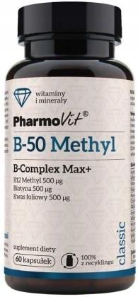 Pharmovit B 50 Methyl Complex Max+ 60Kaps.