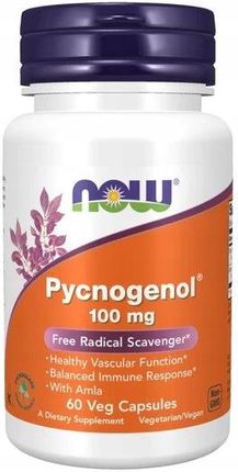 Now Foods Pycnogenol 100Mg 60Kaps