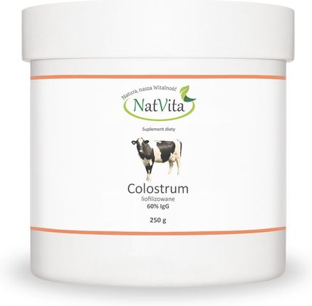 Natvita Colostrum 60% Igg Liofilizowane 250g