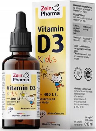 Zeinpharma Zein Pharma Witamina D3 Dla Dzieci 400Iu 10ml