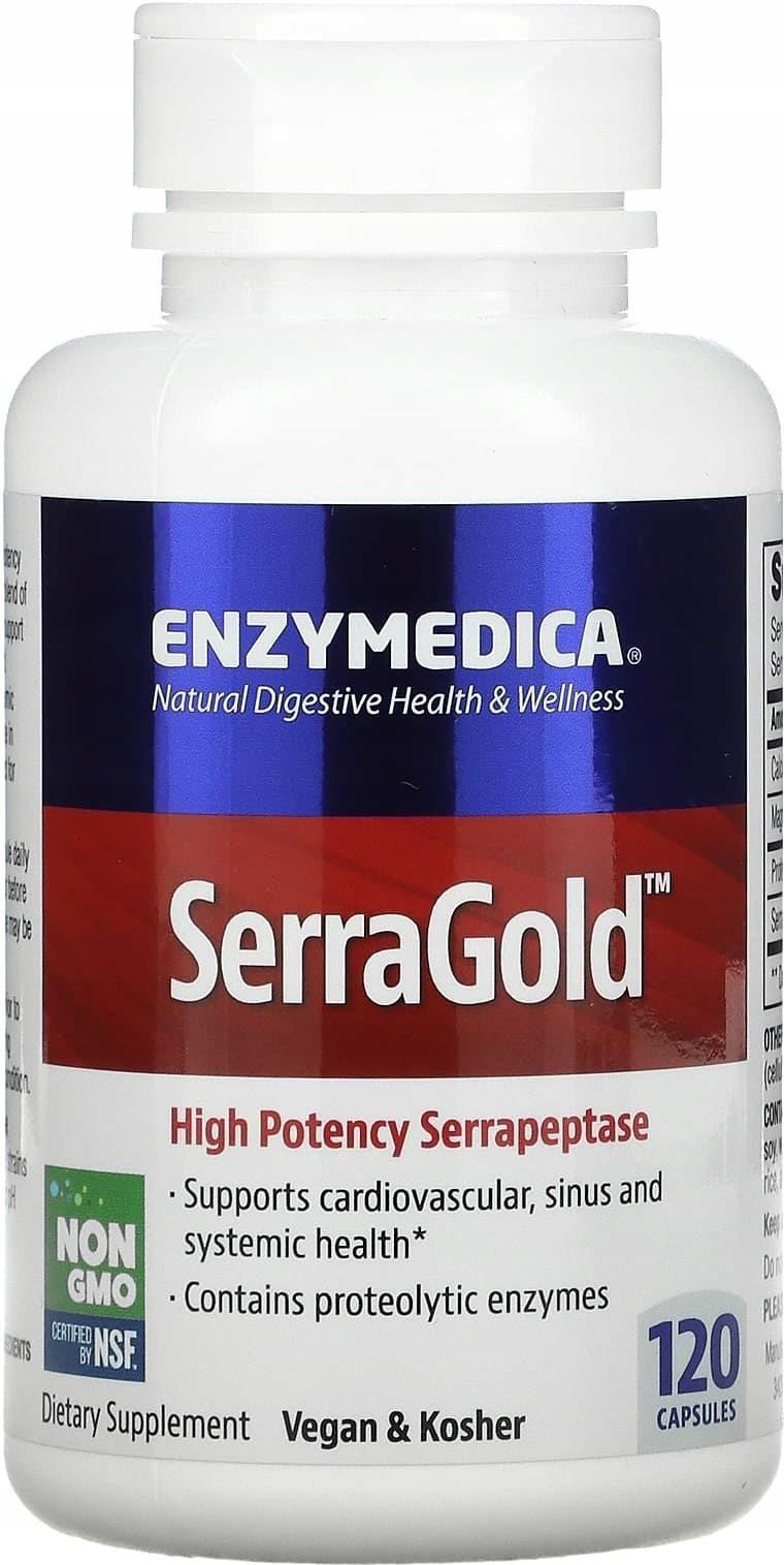 Enzymedica Serapeptaza 120kaps Opinie i ceny na Ceneo.pl