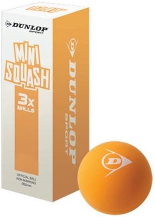 Dunlop Piłki Do Squasha Dla Dzieci Mini Squash Play 3szt. Pomarańczowy