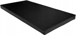 Underfit Materac Gimnastyczny 120x60 6cm Mi�kki Czarny Czarny