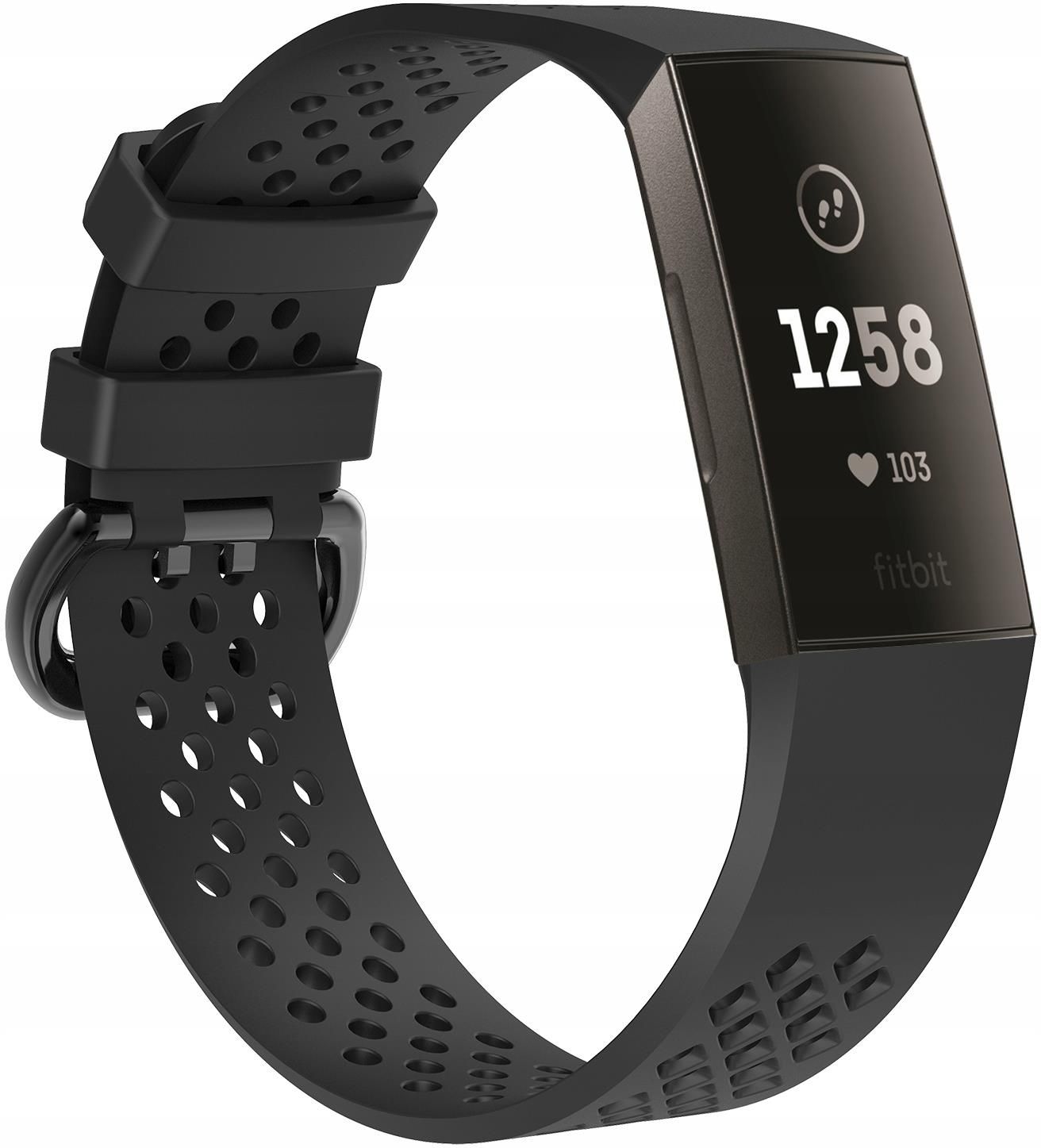 Per Fitbit Charge 3 All-in-one Custodia protettiva in silicone Cinturino di rica