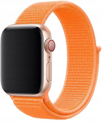 Spacecase Pasek Nylonowy Opaska Do Apple Watch 8 41 mm Pomarańczowy