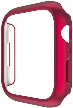 Etui Do Apple Watch 45mm Pc1 Ciemnoczerwone Czerwony