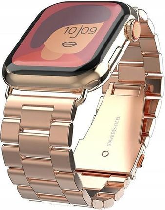 Mercury Pasek Metal Apple Watch 42mm Różowo Złoty/ Inny