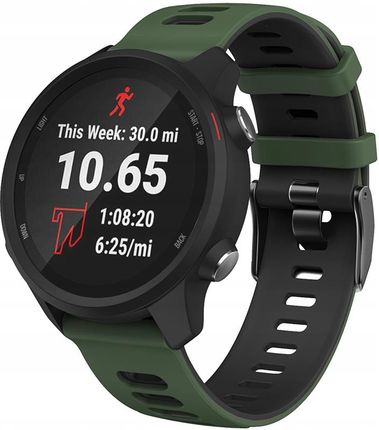 Pasek Opaska Silikon Do Zegarka Smartwatch 20mm Zielony