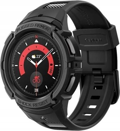 Spigen Rugged Armor Pro Pasek Do Galaxy Watch Pro 5 Classic 45mm Black 