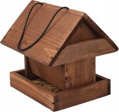 Zdjęcie Tin Tours Brązowy Karmnik Dla Ptaków Zasypowy 23X20X21cm TD406BR - Żory