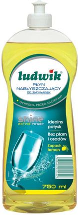 Ludwik Płyn Nabłyszczający do Zmywarek Lemon 750ML