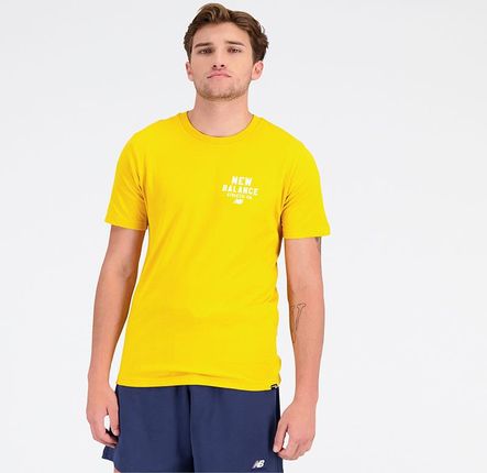 Koszulka męska New Balance MT31909VGL – żółta
