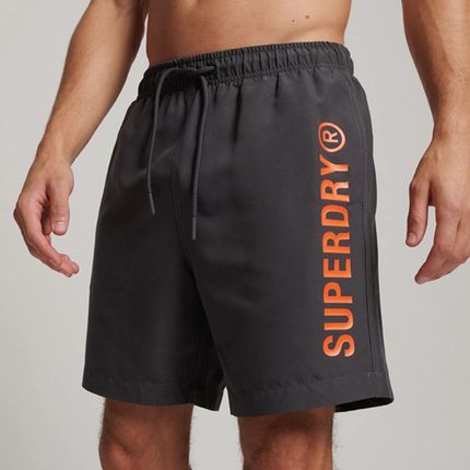 Męskie Szorty Superdry Code Core Sport 17 Inch Swimshorts M3010215A00Q – Szary