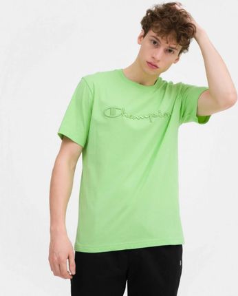 Męski t-shirt z nadrukiem CHAMPION ROCHESTER Crewneck T-shirt - zielony