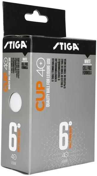 Palline Da Ping Pong Stiga Cup 40+ - Confezione Da 12 Pezzi Per Allenamento E Partite