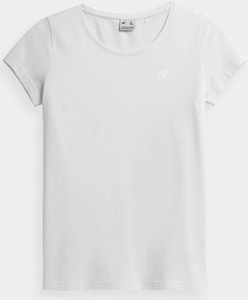 Damska koszulka 4F SS23 TSHF580 biały XXL