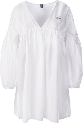 Damska Sukienka Karl Lagerfeld Karl Dna Short Beach Dress 230W2210-100 – Biały