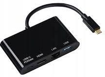 Hama Adapter USB-C USB-A HDMI czarny (133475)