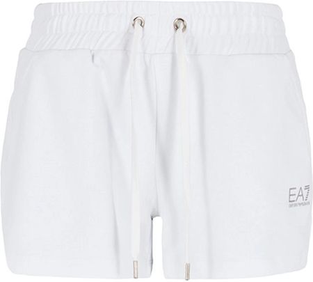 Damskie Spodenki Ea7 Emporio Armani Train Shiny W Shorts 3Rts60Tjcqz0101 – Biały