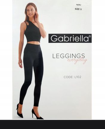 GABRIELLA Leggings EVERYDAY L102 k.:NERO r.:4