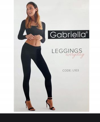 GABRIELLA Leggings EVERYDAY L103 k.:NERO r.:2