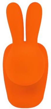 Qeeboo Krzesełko Rabbit Velvet Pomarańczowy 90010Or